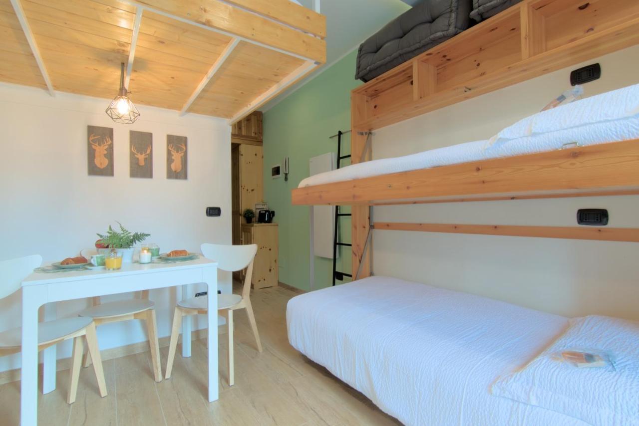 Casa Pino- Loft Con Giardino Magnolta Apartman Aprica Kültér fotó
